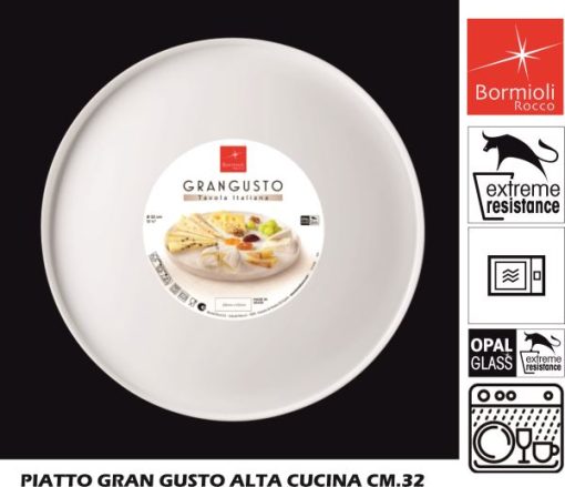 Piatto Gran Gusto Alta Cucina Cm.32-8411712769482 Piatto Gran Gusto Alta Cucina Cm.32-8411712769482
