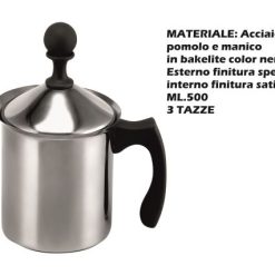 Cappuccinatore Inox 3 Tazze-8032958900981