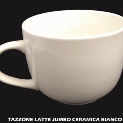 Tazzone Latte Jumbo Ceramica Bianco-8033765087650