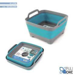 Bacinella Lavello Pieghevole Cm.30X30X20H Lt.8-8008240190750