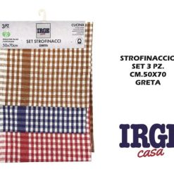 Strofinaccio Set 3 Pz. Cm.50X70 Greta-8021723046016