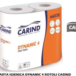 Carta Igienica Dynamic 4 Rotoli Carind-8011576001874
