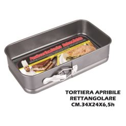 Tortiera Apribile Rett.Re Cm.34X24X6