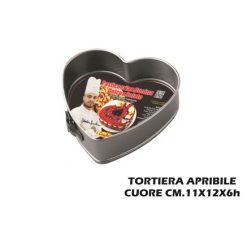 Tortiera Apribile Cuore Cm.11X12X6H-8056304642509