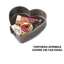 Tortiera Apribile Cuore Cm.16X15X6H-8056304642516
