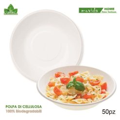 Piatti Fondi Cm.19 Conf. 50 Pz. Bio