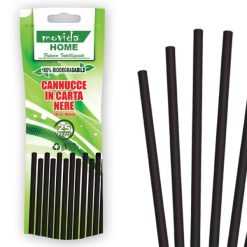 Cannucce Carta Bio Conf. 25 Pz. Cm.20X0