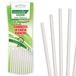 Cannucce Carta Bio Conf. 25 Pz. Cm.20X0