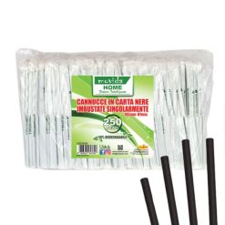 Cannucce Carta Bio Conf. 250 Pz. Cm.14