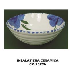 Insalatiera Ceramica Cm.24 Decorata-8032591280860