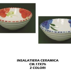 Insalatiera Ceramica Cm.18 Decorata-8032591285339