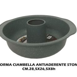 Stampo Ciambella C/Cono Cm.28 Rivestim.Antiad.Ston-8032591296717