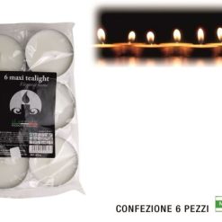 Lumino Tea Light Bianco Cm.5