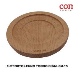 Supporto Legno Tondo Diam. Cm.15-8425734077890