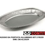 Vassoio Da Portata Alluminio Set 2 Pz. V430G-8011851200169