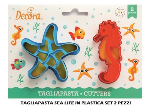 Tagliapasta Sea Life Set 2 Pz. Plastica-8024622071677 Tagliapasta Sea Life Set 2 Pz. Plastica-8024622071677
