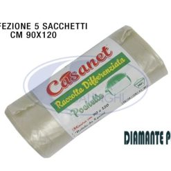 Sacchetto Immond. Cm.90X120 Cf.5 Pz. Ambra Pochett-8052282960659