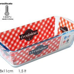 Stampo Plumcake Vetro Cm.28 Ocusine-3426470010788