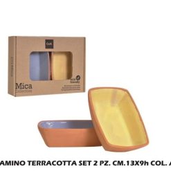 Tegamino Terracotta Set 2 Pz. Cm.13X9H Col. As-8435123276629