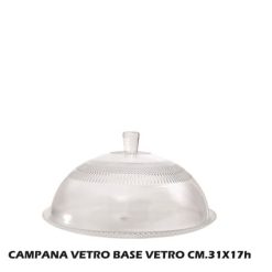 Campana Vetro Base Vetro Cm.31X17H-8435123276797