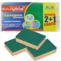 SPUGNE ABRASIVE SET 3 PZ.