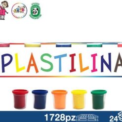 Plastilina Barattolo Gr.85 Set 5 Pz.-8052286072495