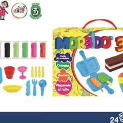 Plastilina 3D Gr.38 8 Pezzi+Formine-8052286078565