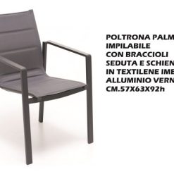 Poltrona Palm Beach Antracite-8032523173123