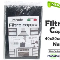 Filtro Per Cappa Cm.80X40 Nero-8057711940462
