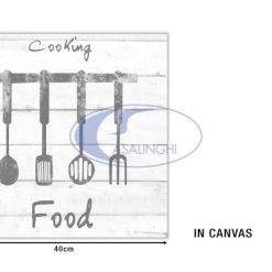 Quadro Canvas Cm.40X40 Dec. Food-8006449670059