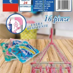 Stendibiancheria Alluminio 16 Molle-8011690221103