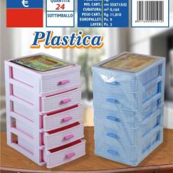 Cassettiera Plastica 5 Cassetti Small-8011690221912
