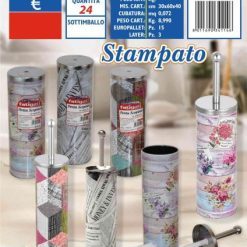 Portascopino Completo Metallo Stampato-8011690341146