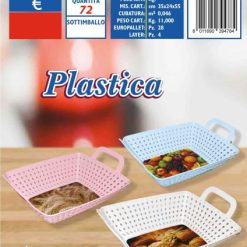 Cestino Rettangolare Plastica Cm.30X22-8011690394784
