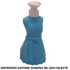 Dispenser Sapone Damina Ml.300 Celeste-8011690400034