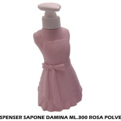 Dispenser Sapone Damina Ml.300 Rosa Polvere-8011690417216