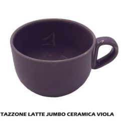 Tazzone Latte Jumbo Ceramica Viola-8000000053121
