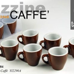 Tazzine Caffe' Conf. 6 Pz. S/Piatt. Marrone-8025569597084
