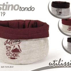 Cestino Cotone Tondo Cm.19 Col. Ass.-8025569766879