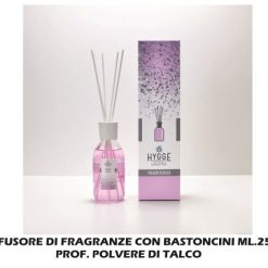 Diffusore Fragranze Con Bastonc. Ml.250 Polvere Di Talco-8053736580294