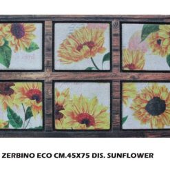 Zerbino Eco Gomma Cm.45X75 Dis.Sunflower-8000771601736