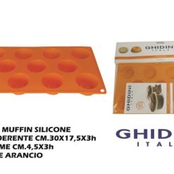 Forma Muffins Silicone Antiaderente Cm.30-8008636142707