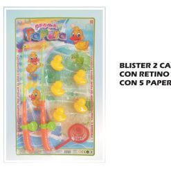 Gioco 2 Canne Con Retino + 5 Papere-8022645408227