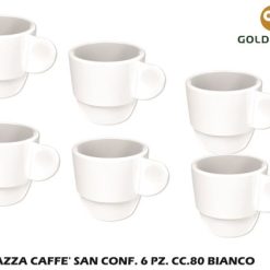 Tazzina Caffe' San Conf. 6 Pz. Cc.80 Bianco-8024854189706