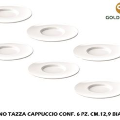 Piattino Tazza Cappuccio Conf. 6 Pz. Cm.12
