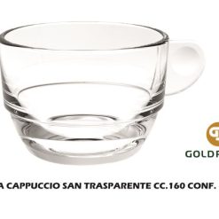 Tazza Cappuccio San Cc.160 Conf. 6 Pz. Trasparente-8024854191914