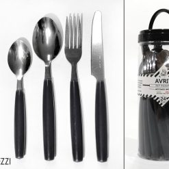 Posate Set 24 Pz. Avril Col. Nero-8015361290900