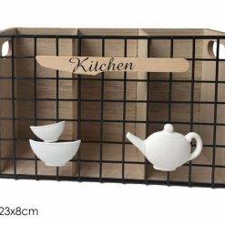 Portautensili 3 Posti Con Manici Cm.23X8X15H-8015361767020