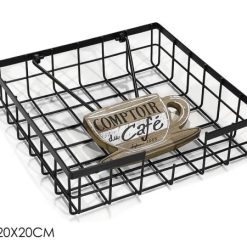 Portatovaglioli Ferro Con Fermo Cm.20X20X5H-8015361921163