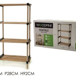 Scaffale 4 Ripiani Cm.49X28X92H-8015361267940